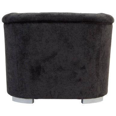 Black Fabric Armchair | Fenton