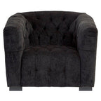 Black Fabric Armchair | Fenton