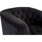 Black Fabric Armchair | Fenton