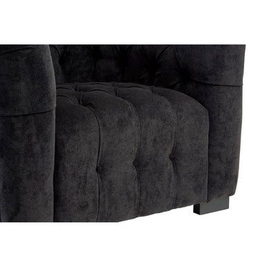 Black Fabric Armchair | Fenton