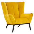 Yellow Fabric Armchair | Maiko