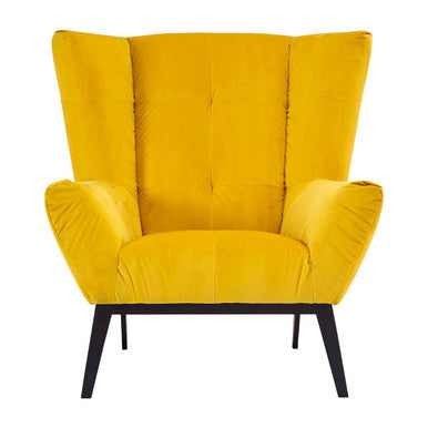Yellow Fabric Armchair | Maiko