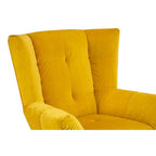 Yellow Fabric Armchair | Maiko