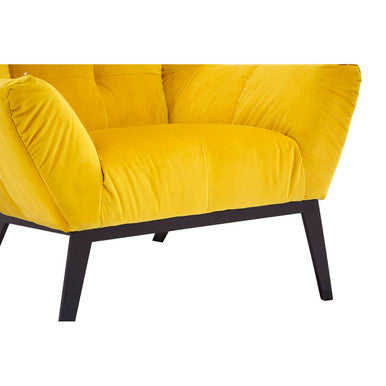 Yellow Fabric Armchair | Maiko