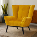 Yellow Fabric Armchair | Maiko
