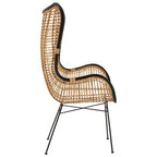 Natural Rattan Wingback Chair | Java