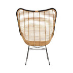 Natural Rattan Wingback Chair | Java