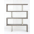 Grey Elm Wood 4 Tier Bookshelf | Ulmus