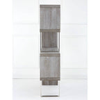 Grey Elm Wood 4 Tier Bookshelf | Ulmus