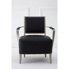 Black Leather Armchair | Moda
