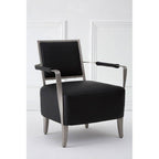 Black Leather Armchair | Moda