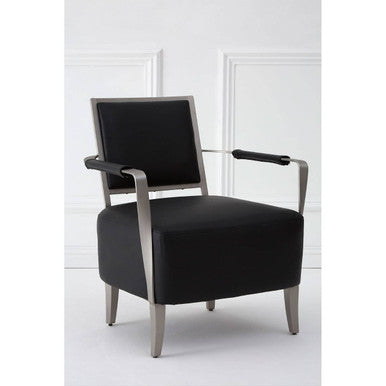 Black Leather Armchair | Moda