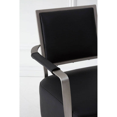 Black Leather Armchair | Moda