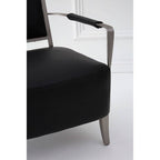 Black Leather Armchair | Moda