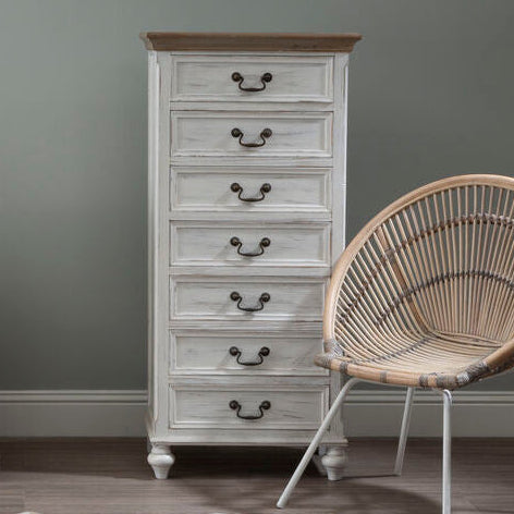 Antique Style Chest of 7 Drawers | Hendra