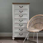 Antique Style Chest of 7 Drawers | Hendra