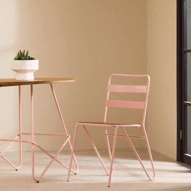 Pink Metal Chair | District