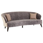 3 Seater Grey Velvet Sofa | Reine