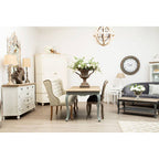 3 Seater Grey Velvet Sofa | Reine