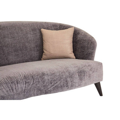 3 Seater Grey Velvet Sofa | Reine