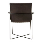 Black Leather Quilted Chair | Buffalo