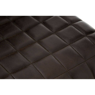 Black Leather Quilted Chair | Buffalo
