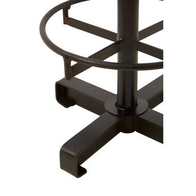 Buffalo Light Brown Leather Bar Stool