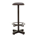 Antique Blue Leather Bar Stool | Buffalo