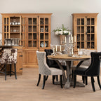 Natural Oak Wood Tall Cabinet | Lyon