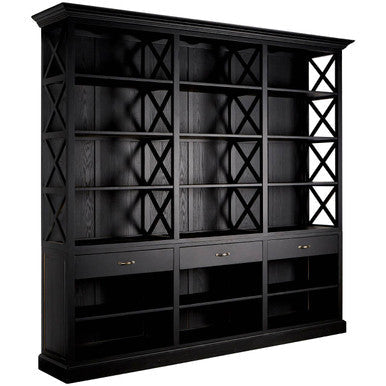 Black Birchwood Large Cabinet | Lyon