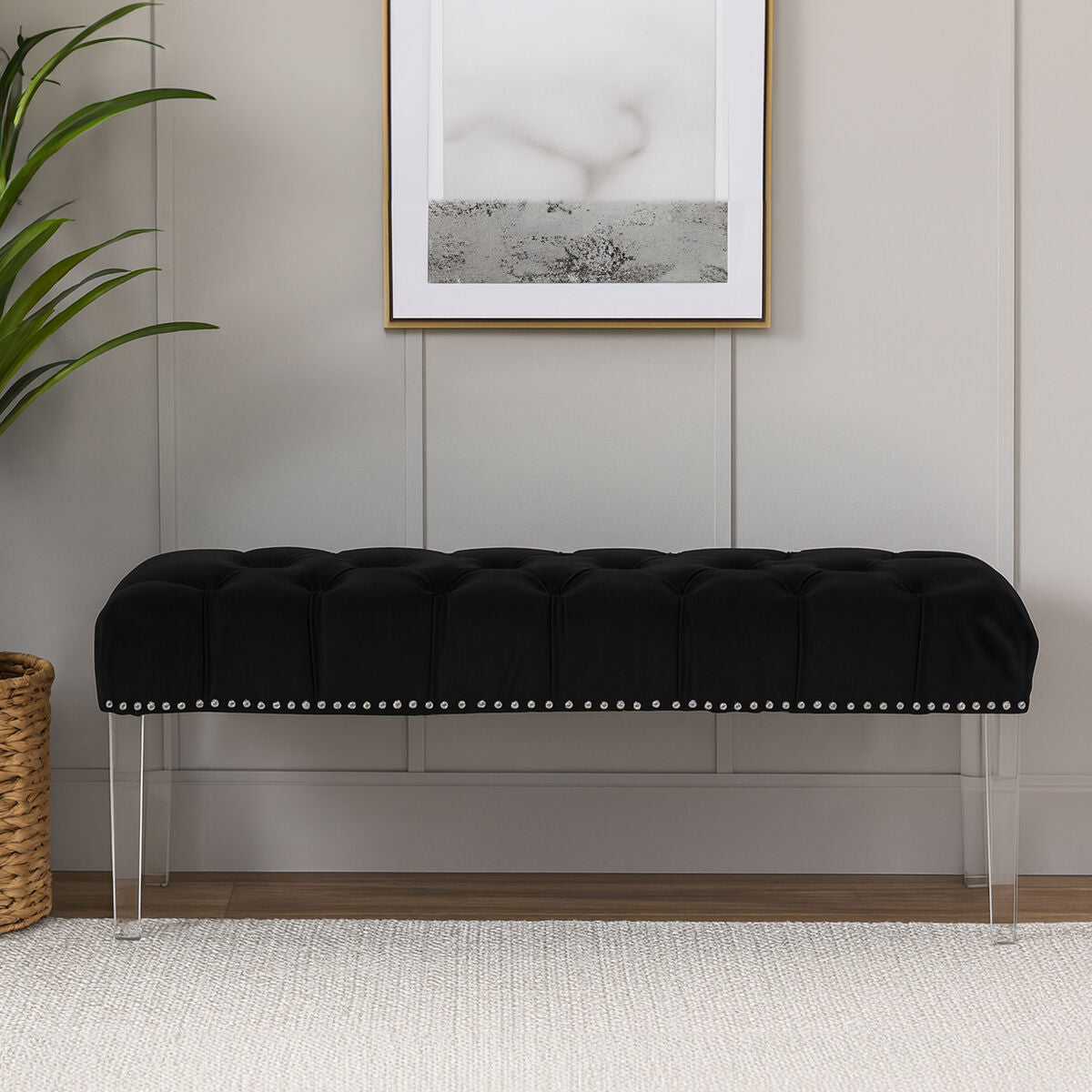 Black Velvet Bench | Clarence