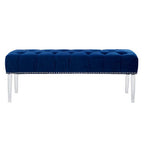 Blue Velvet Bench | Clarence