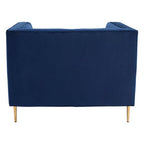 Deep Blue Velvet Armchair | Otylia