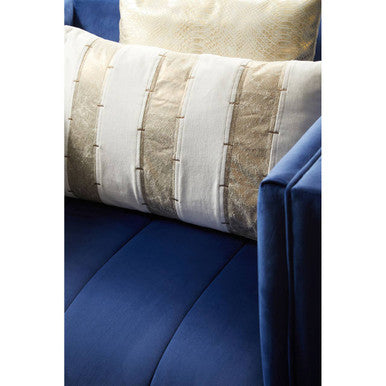 Deep Blue Velvet Armchair | Otylia
