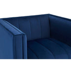 Deep Blue Velvet Armchair | Otylia