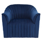 Deep Blue Velvet Armchair | Opel