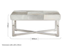 Grey Hair on Leather Bench | Kensington Townhouse