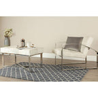 Grey Hair on Leather Bench | Kensington Townhouse