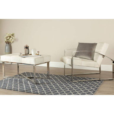 Grey Hair on Leather Bench | Kensington Townhouse