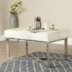 Grey Hair on Leather Bench | Kensington Townhouse