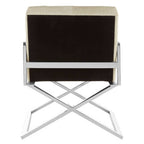 Genuine Grey Leather Chair | Kensington Townhouse