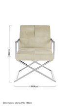 Genuine Grey Leather Chair | Kensington Townhouse