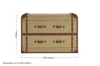 2 Drawer Canvas Cabinet | Columbus