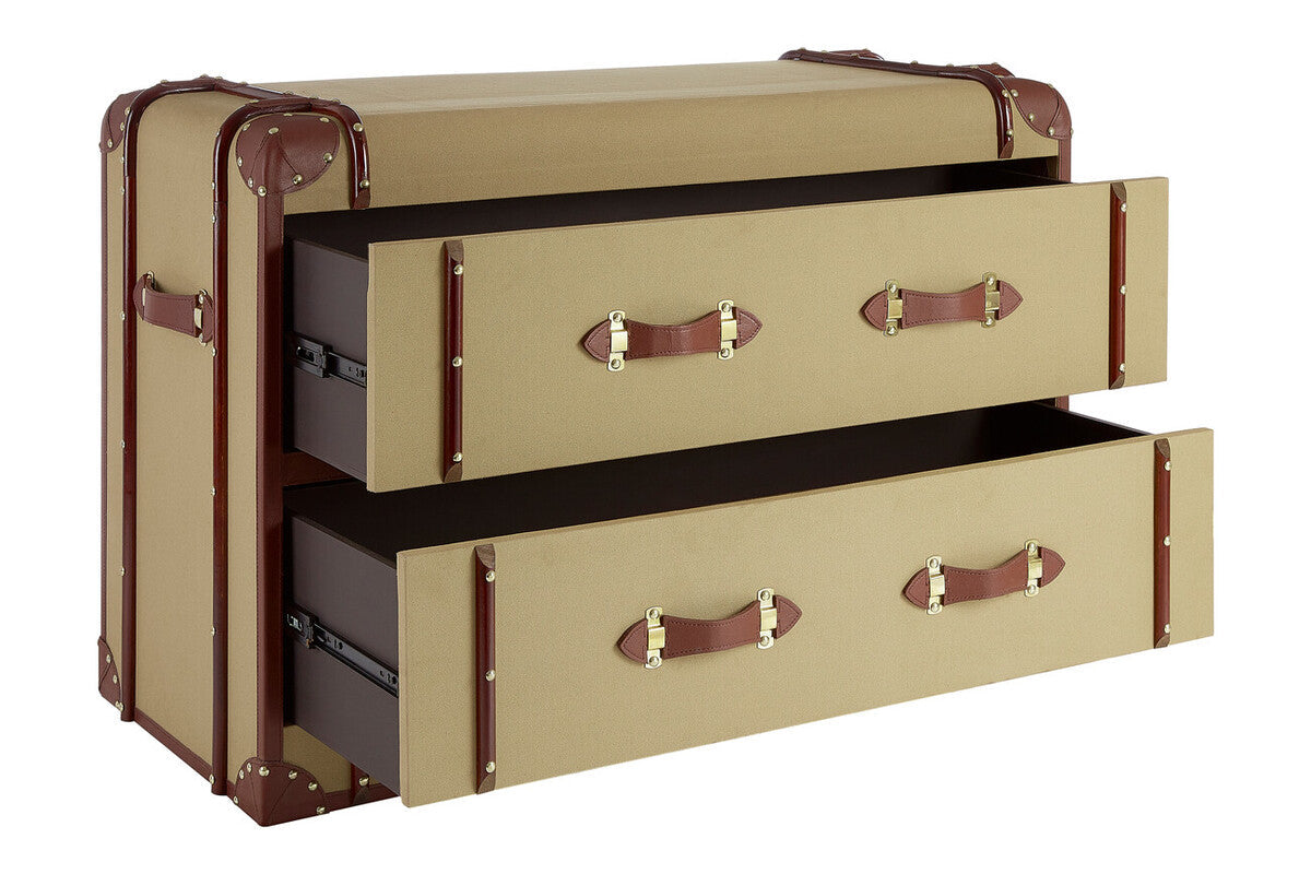 2 Drawer Canvas Cabinet | Columbus