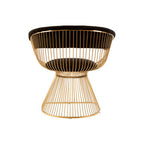 Black Velvet and Gold Finish Chair | Vogue
