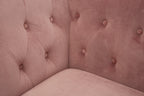 3 Seater Pink Velvet Sofa, Vogue