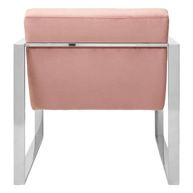 Pink Velvet Lounge Chair | Vogue