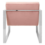 Pink Velvet Lounge Chair | Vogue