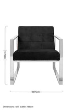 Black Velvet Lounge Chair | Vogue