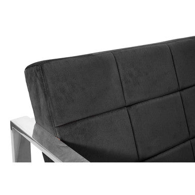 Black Velvet Lounge Chair | Vogue